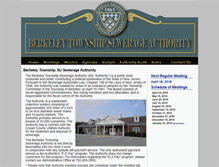 Tablet Screenshot of berkeley-sewerage-authority.com